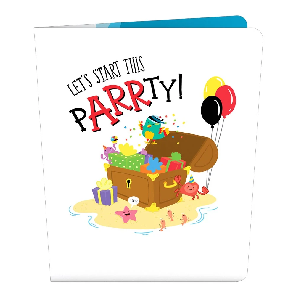 Lovepop Playpop Card: Happy Birthday Pirate Ship - Image 3