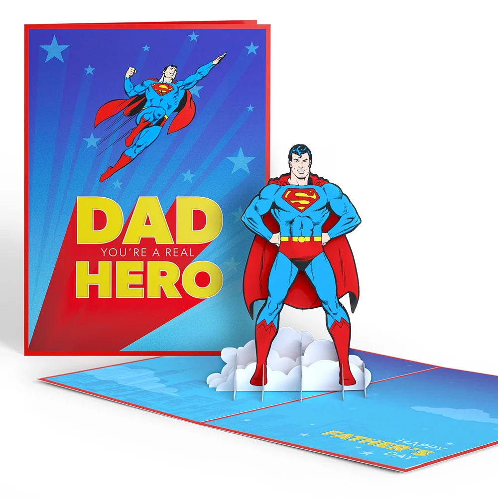 Lovepop Superman Father’s Day Pop-Up Card