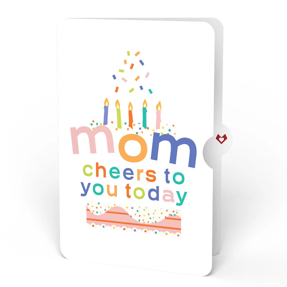 Lovepop Wishing You a Happy Birthday Music and Lights Pop-Up Card and Sentiment Set for Mom Candle - Image 4