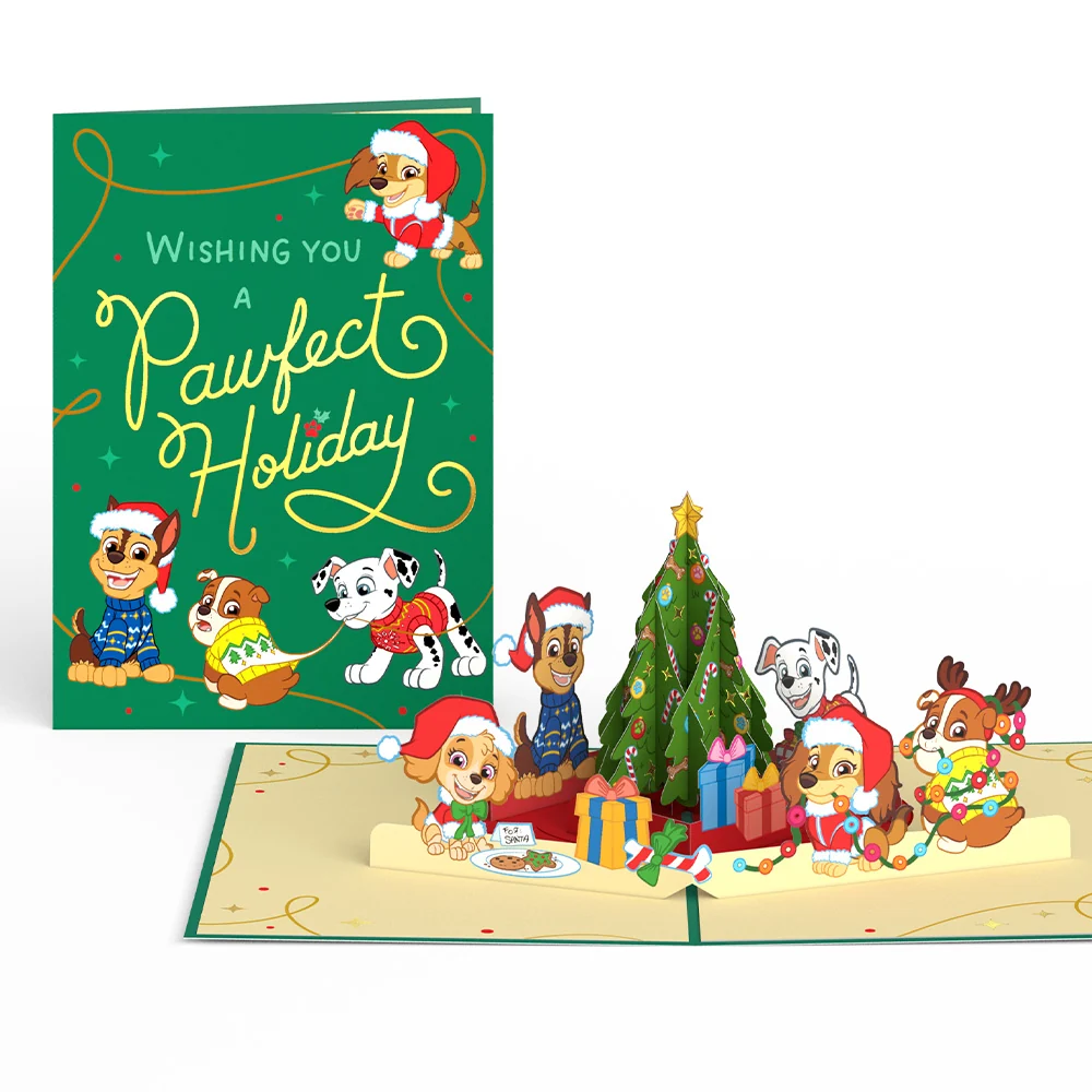 Lovepop PAW Patrol Pawfect Holiday Pop-Up Card