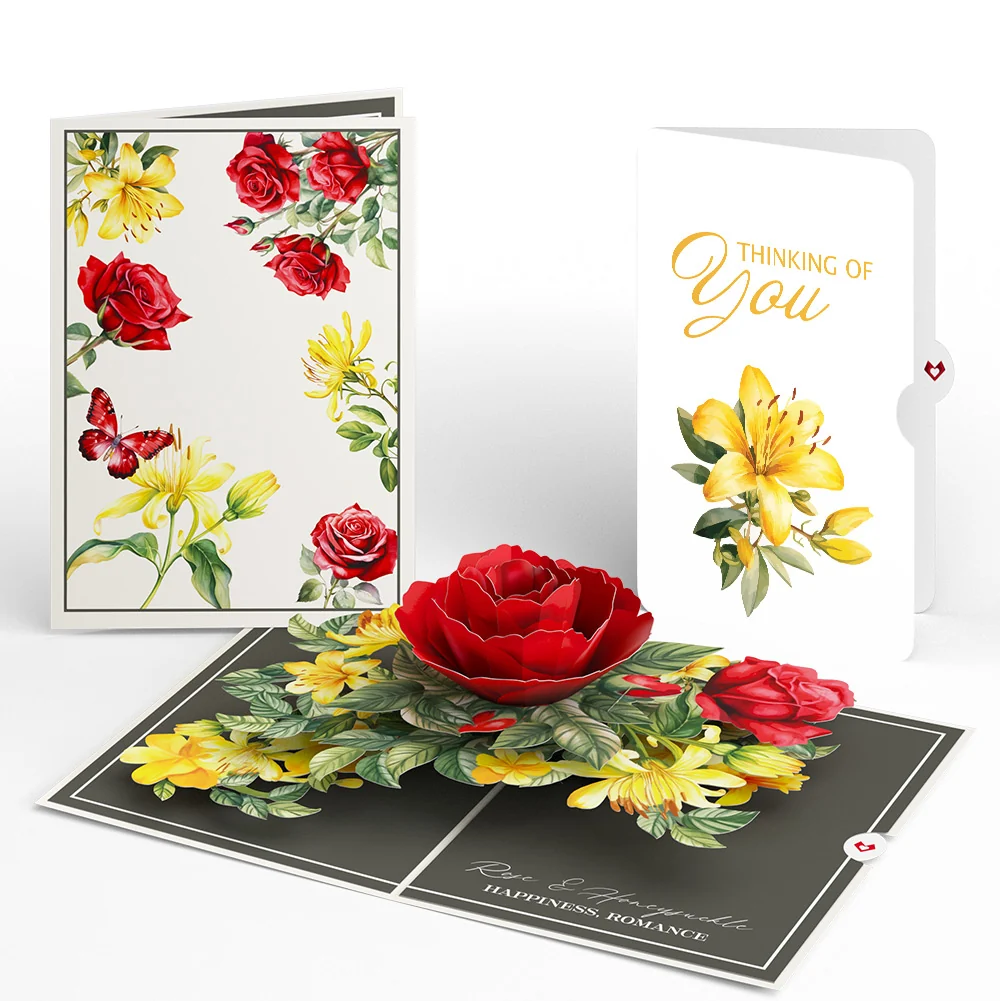 Lovepop Born to Bloom: June Birth Month Flowers Thinking of You Pop-Up Card and Sentiment Set