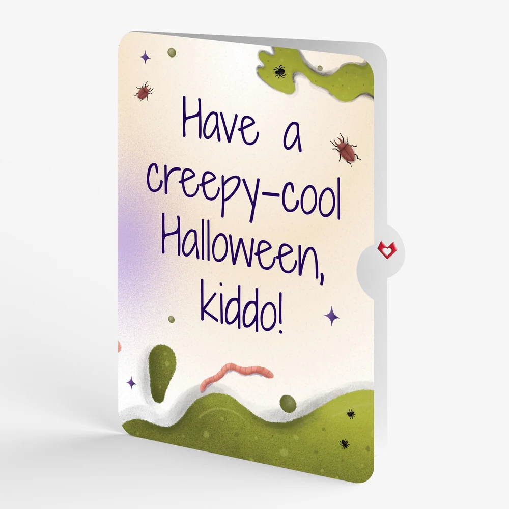 Lovepop Keep it Creepy Halloween Skull Music and Light Pop-Up Card and Sentiment Set for Kid Candle - Image 4