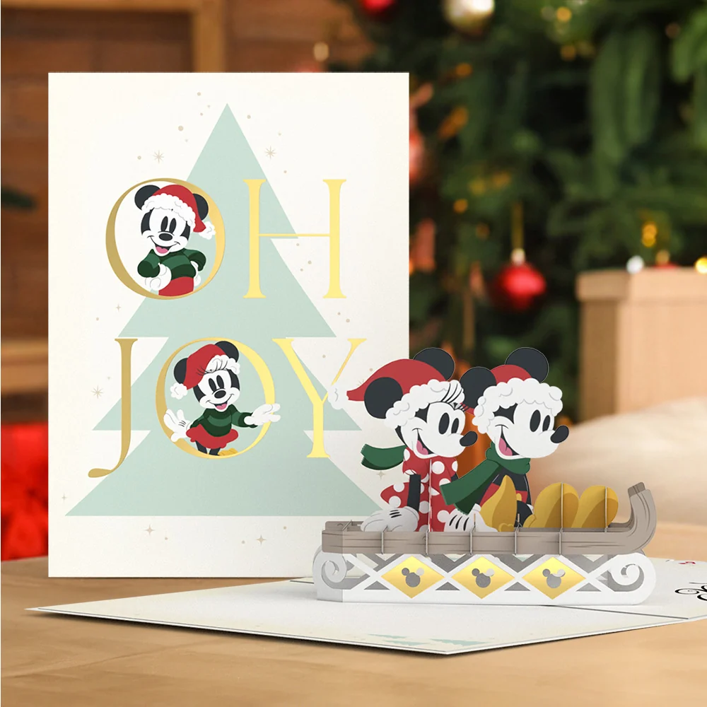 Lovepop Disney's Mickey Mouse Oh Joy Christmas Pop-Up Card