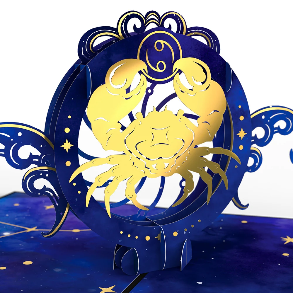 Lovepop Cancer Zodiac Birthday Pop-Up Card and Sentiment Set - Image 3
