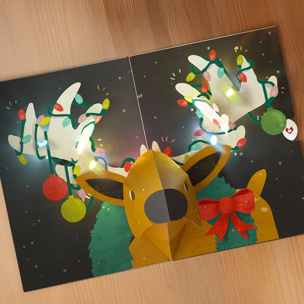 Lovepop Holiday Light-Up Card 5-Pack - Image 3