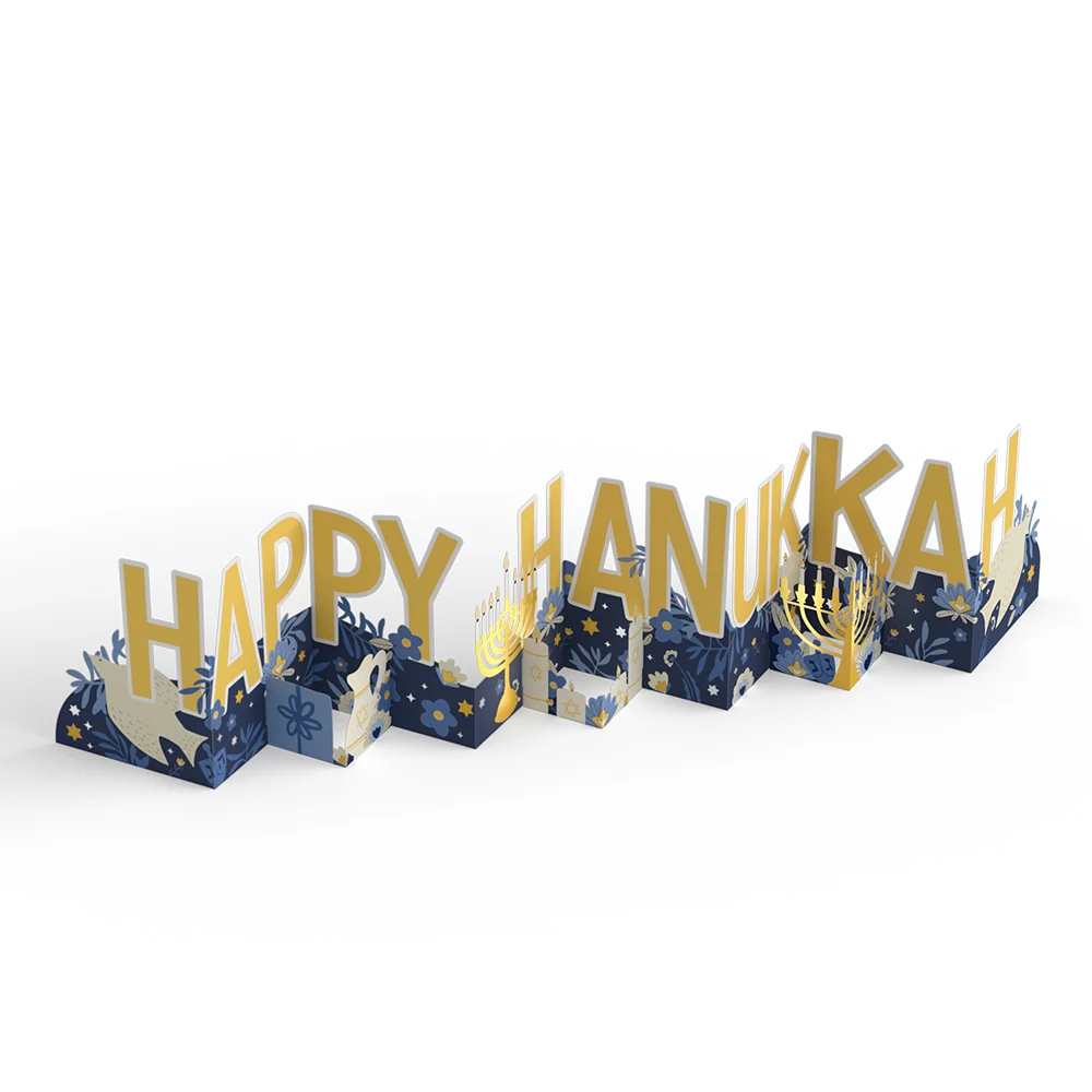Lovepop Elegant Happy Hanukkah Loooooong Card (Expands to 2 feet) - Image 7