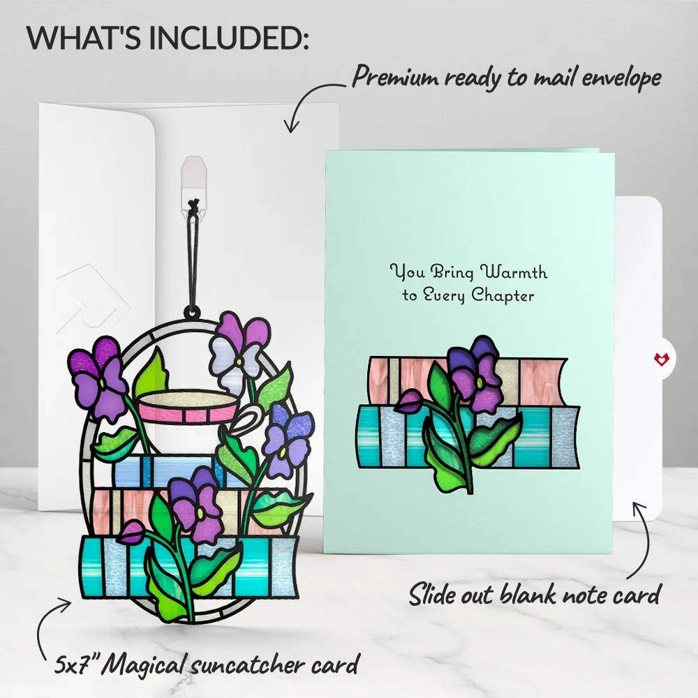 Lovepop Warmth in Every Chapter Suncatcher Card - Image 6