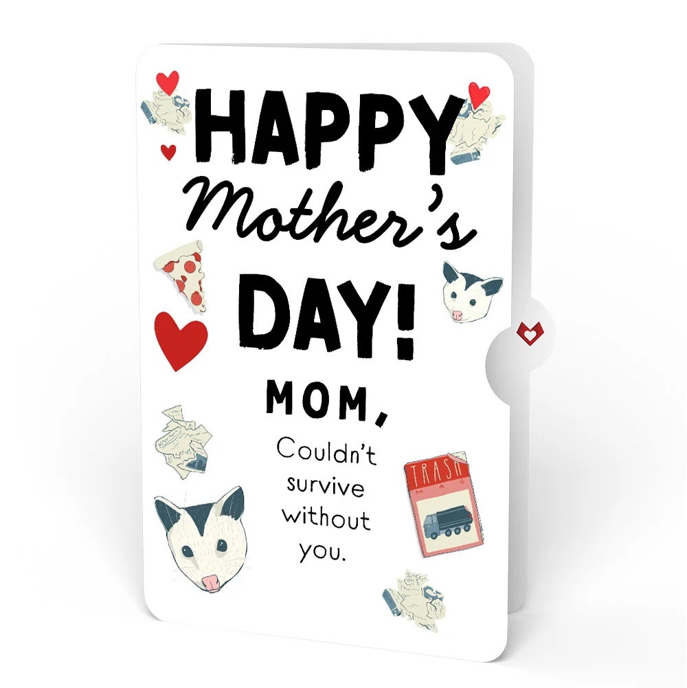 Lovepop Life Without You Is Trash Possums Mother’s Day Pop-Up Card and Sentiment Set for Mom - Image 4