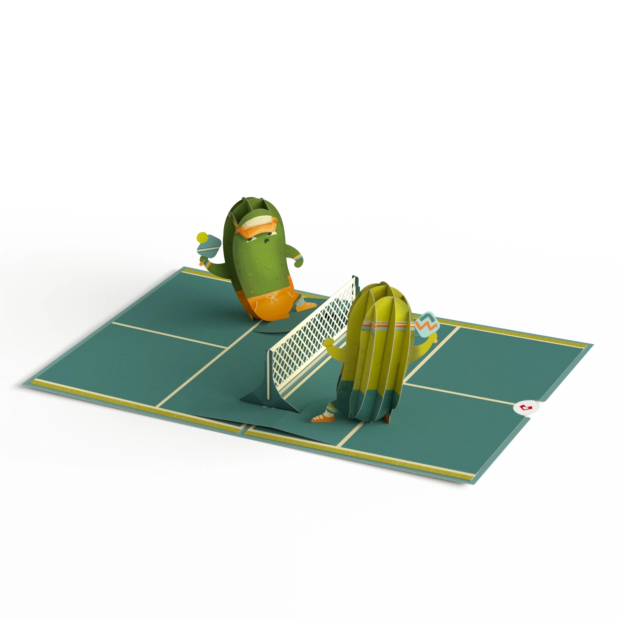 Lovepop Playful Pickleball Father's Day Pop-Up Card and Sentiment Set - Image 3
