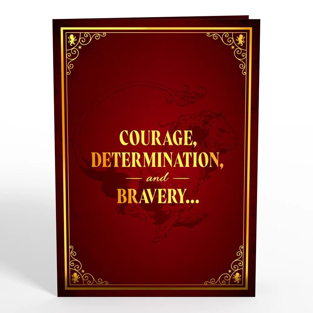 Lovepop Harry Potter Gryffindor House Pride Pop-Up Card - Image 5