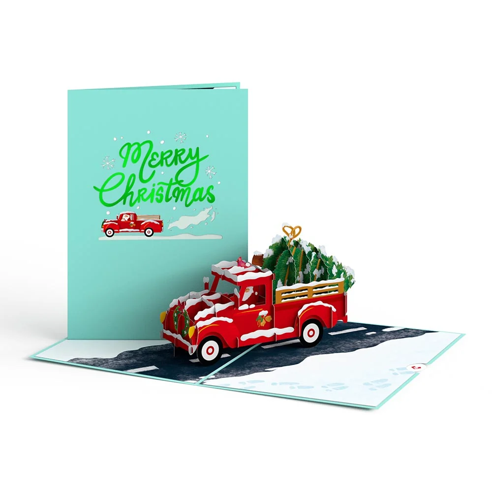 Lovepop Christmas Truck Pop-Up Card