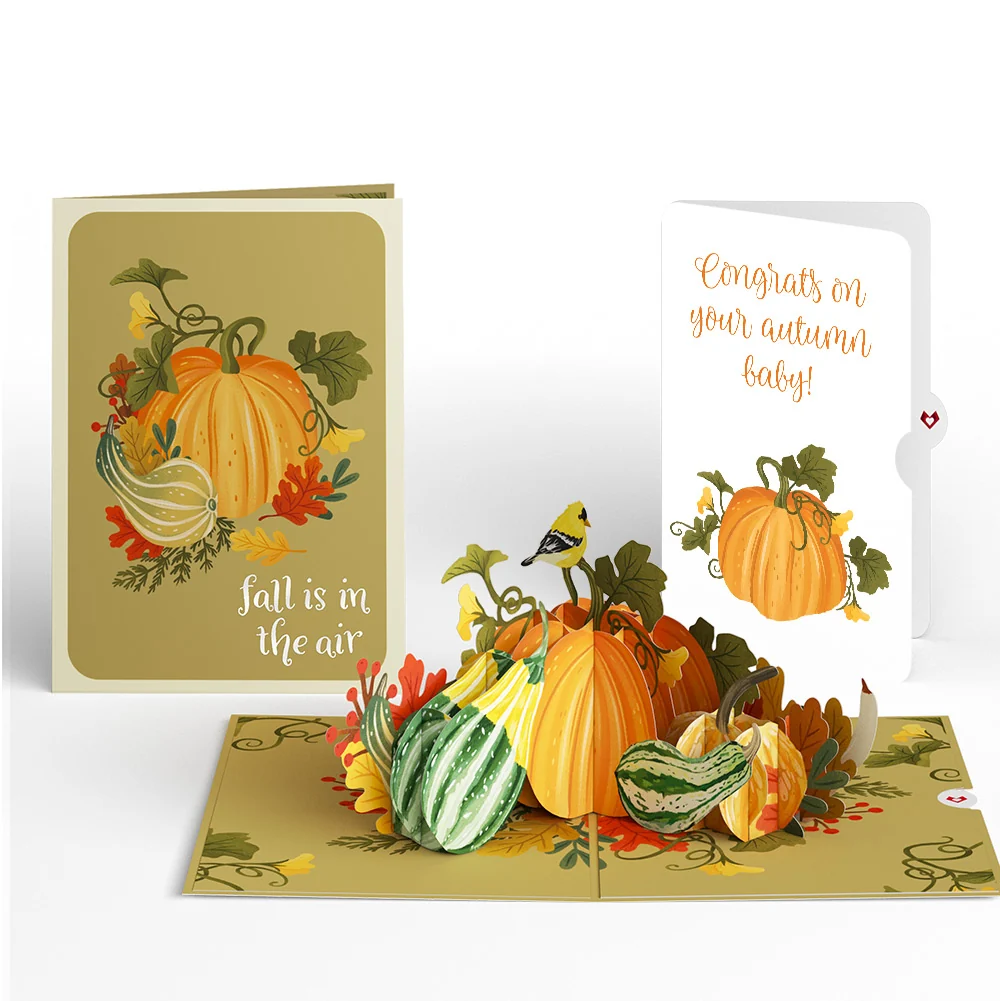 Lovepop Fall is in the Air New Baby Pop-Up Card and Sentiment Set
