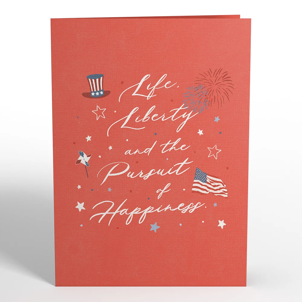 Lovepop Land of the Free Patriotic Pop-Up Card - Image 4
