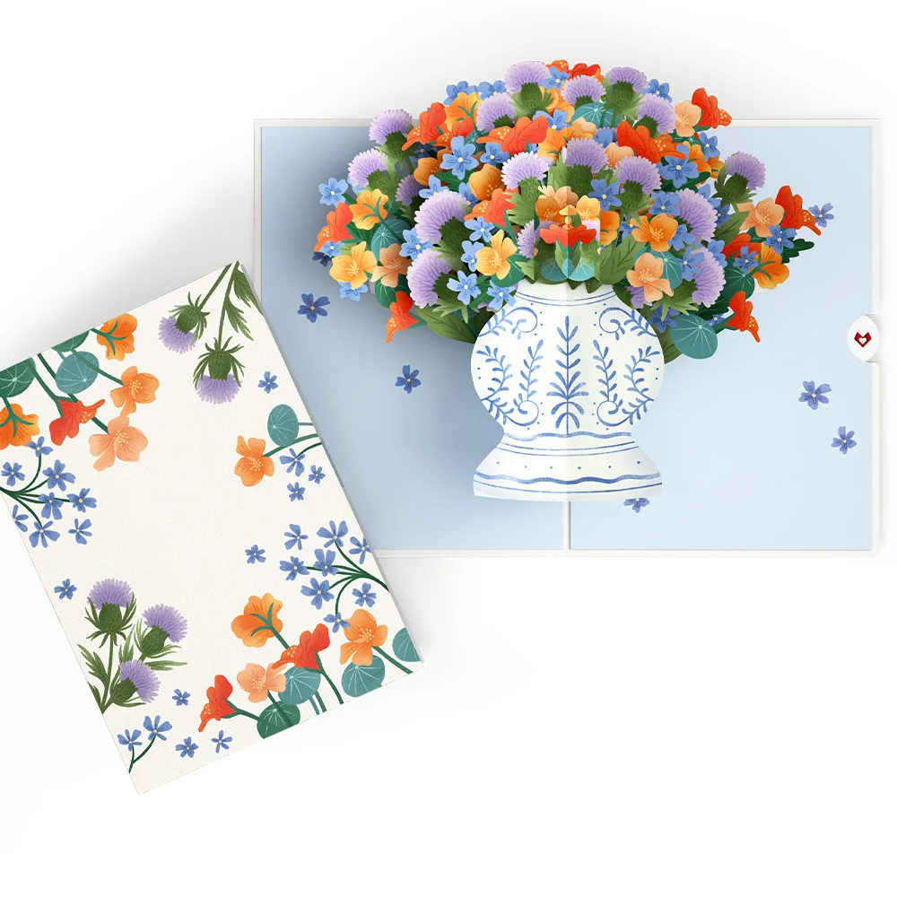 Lovepop Bouquet of Happiness Pop-Up Card Vase