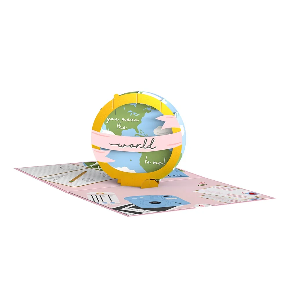 Lovepop You Mean the World to Me Thoughtful Pop-Up Card - Image 5