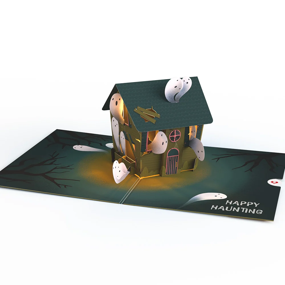 Lovepop Happy Haunting Halloween Music and Lights Pop-Up Card and Sentiment Set for Grandma - Image 3