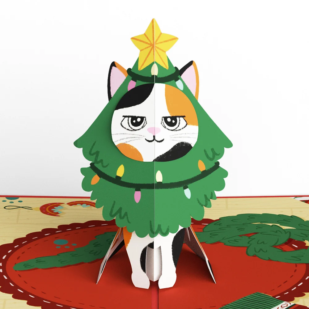 Lovepop Meowy Cat-mess Christmas Pop-Up Card - Image 2