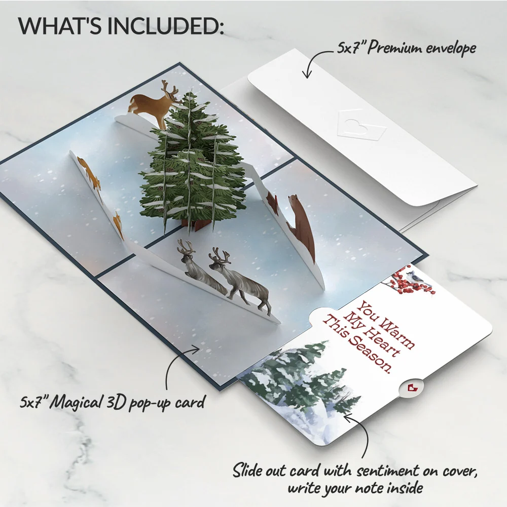 Lovepop Winter's Eve Vigil Love Pop-Up Card and Sentiment Set - Image 2