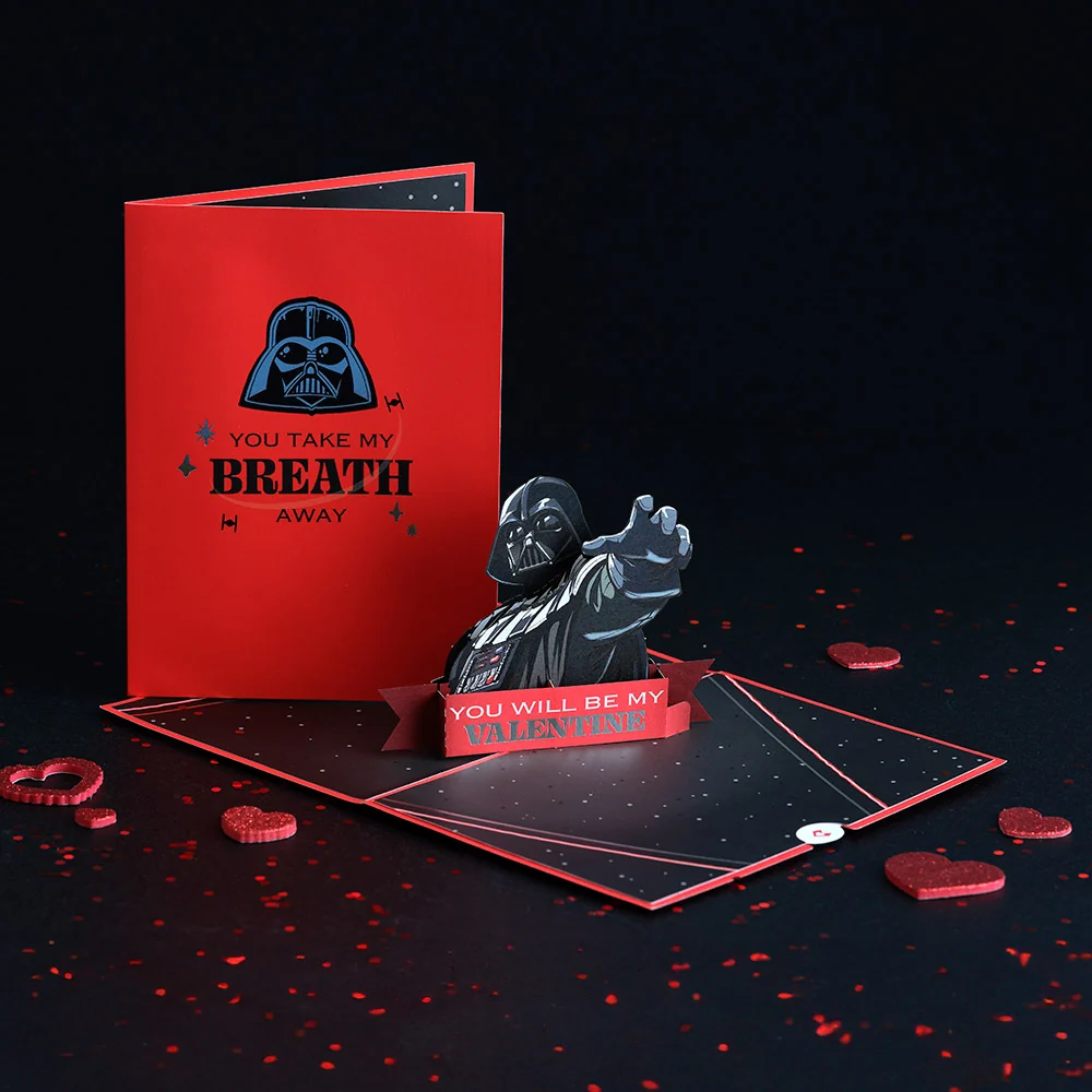 Lovepop Star Wars Darth Vader Take My Breath Away Valentine Pop-Up Card