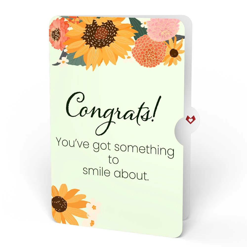Lovepop Fall Sunshine Congratulations Bouquet and Sentiment Set Vase - Image 4