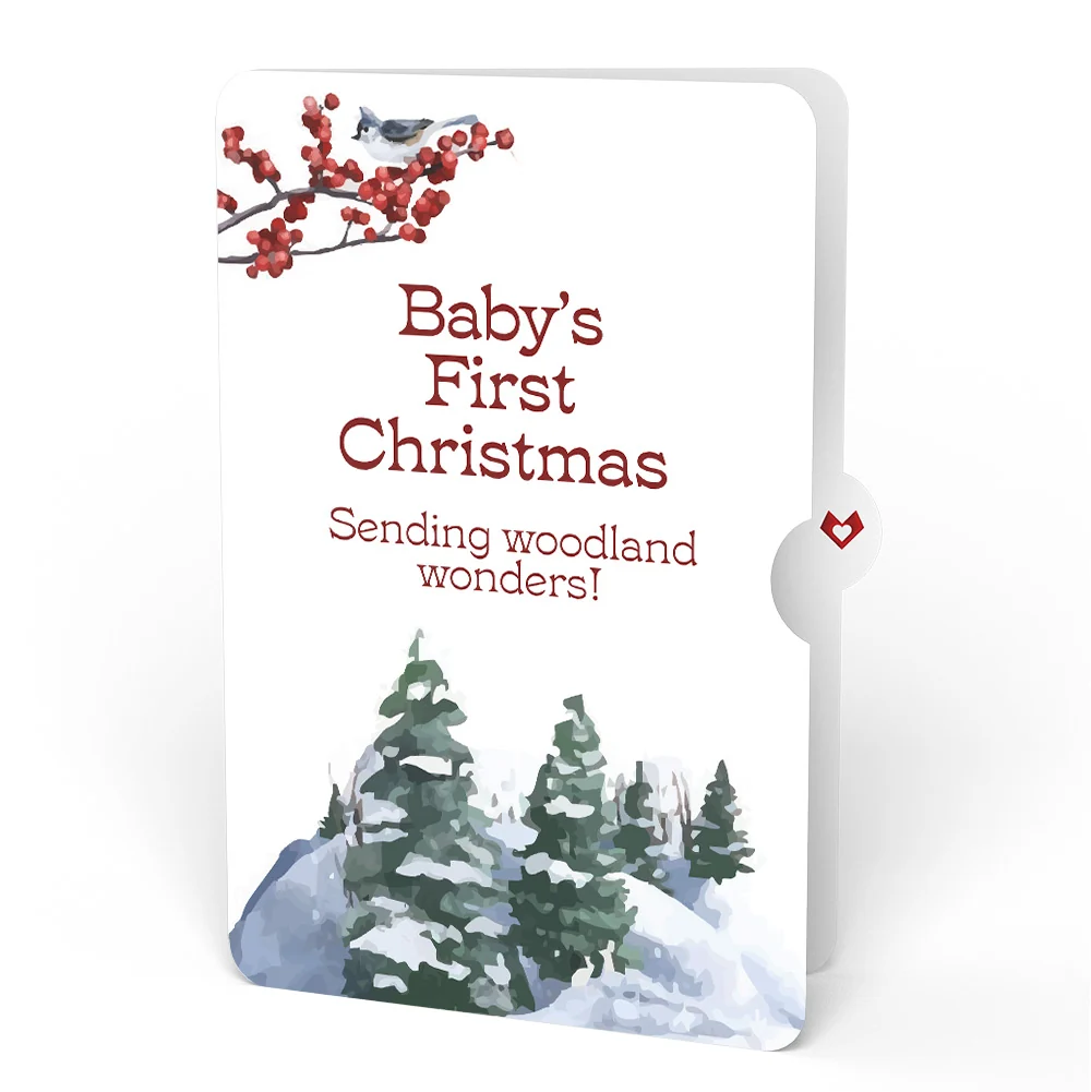 Lovepop Winter's Eve Vigil First Christmas Pop-Up Card and Sentiment Set for Baby - Image 4