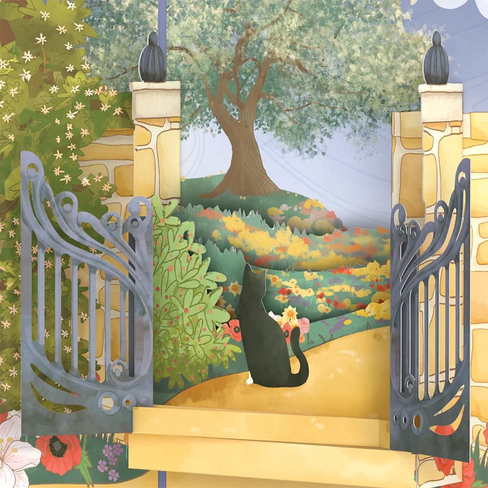 Lovepop Through the Garden Gate Pop-Up Card - Image 2