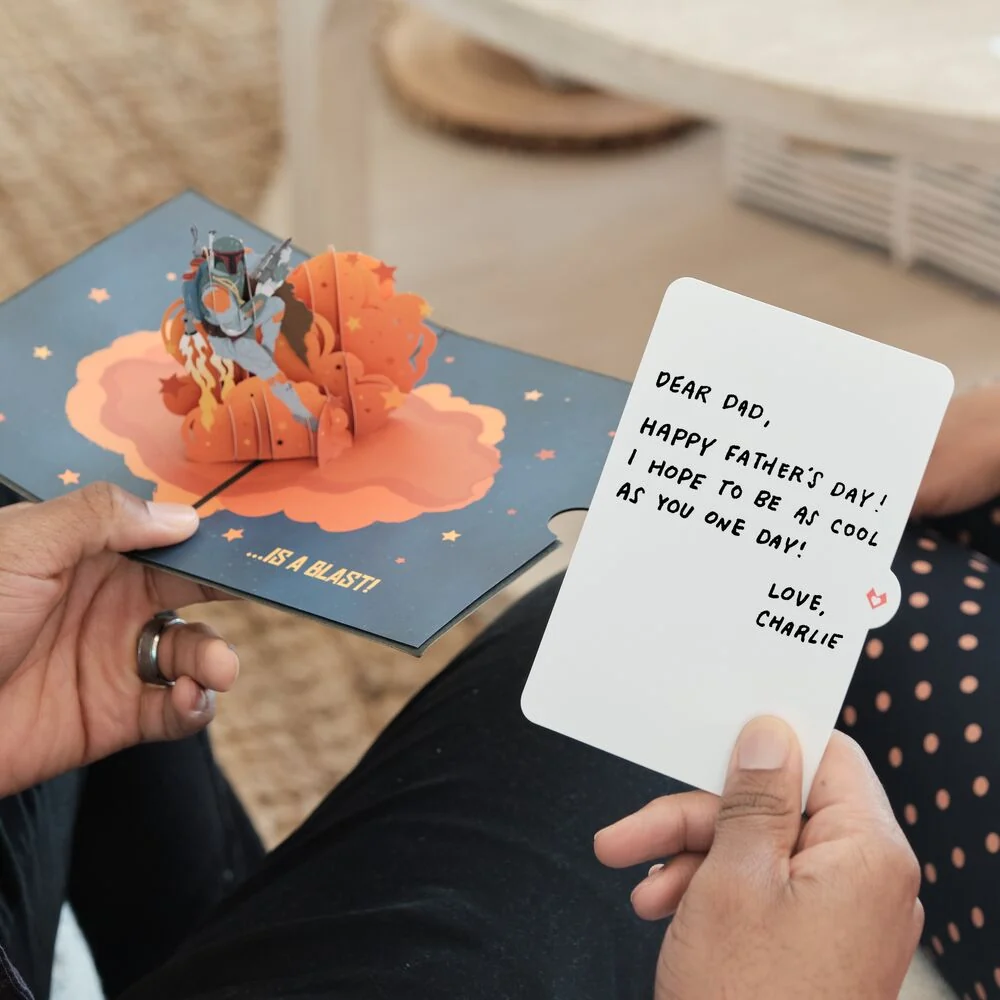 Lovepop Star Wars Boba Fett Father’s Day Pop-Up Card - Image 9