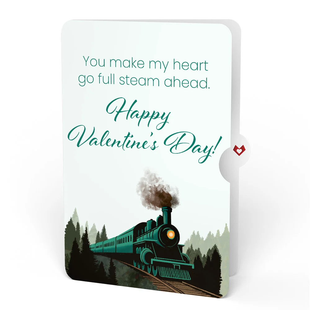 Lovepop Classic Train Valentine's Day Pop-Up Card and Sentiment Set - Image 4