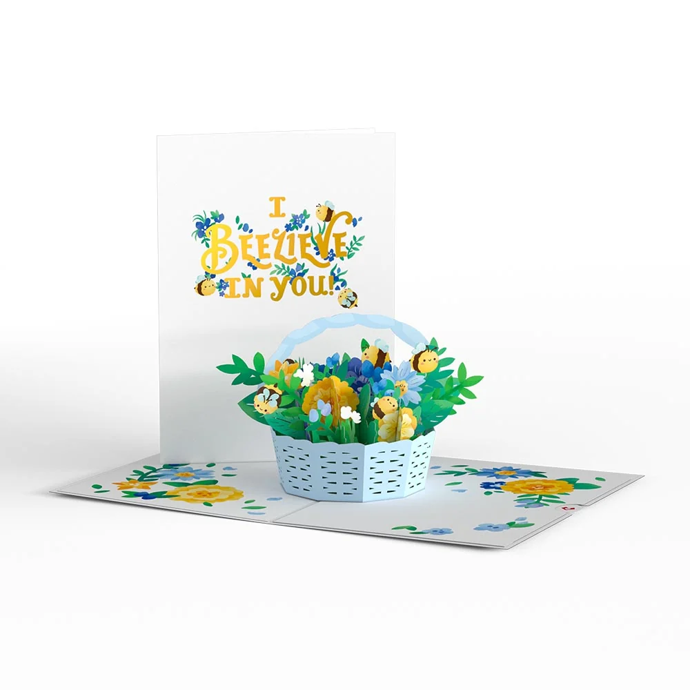 Lovepop Beelieve Bee-utiful Flower Patch Pop-Up Card