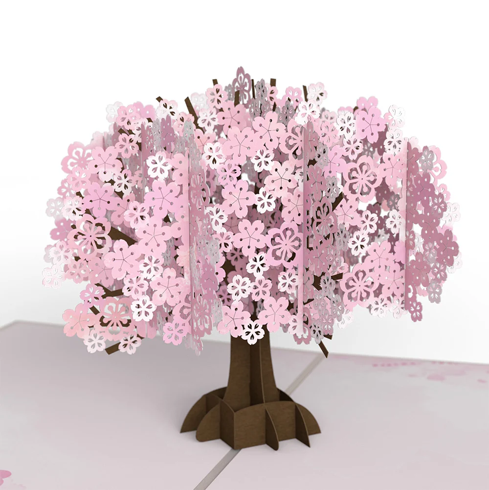 Lovepop Cherry Blossom Mother’s Day Pop-Up Card and Sentiment Set for Mom — SKU SB-41A7AF-01BC8271EF309A Cream - Image 3