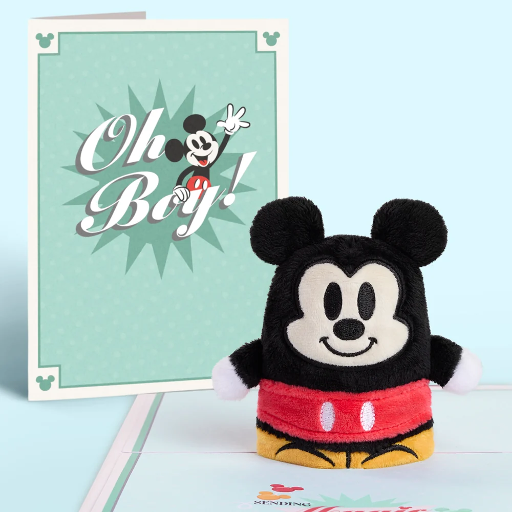 Lovepop Disney's Mickey Mouse 'Oh Boy!' Plushpop Card