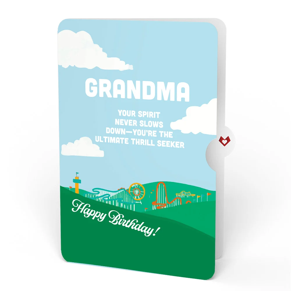 Lovepop Over the Hill Birthday Pop-Up Card and Sentiment Set for Grandmother - Image 4