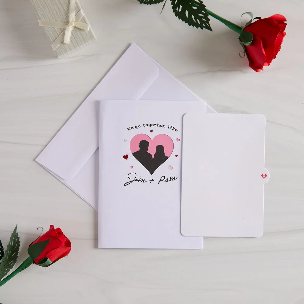 Lovepop The Office We Go Together Like Jim and Pam Pop-Up Card - Image 5