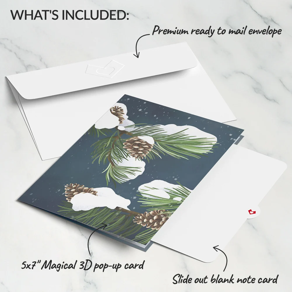 Lovepop Winter's Eve Vigil Pop-Up Card - Image 5