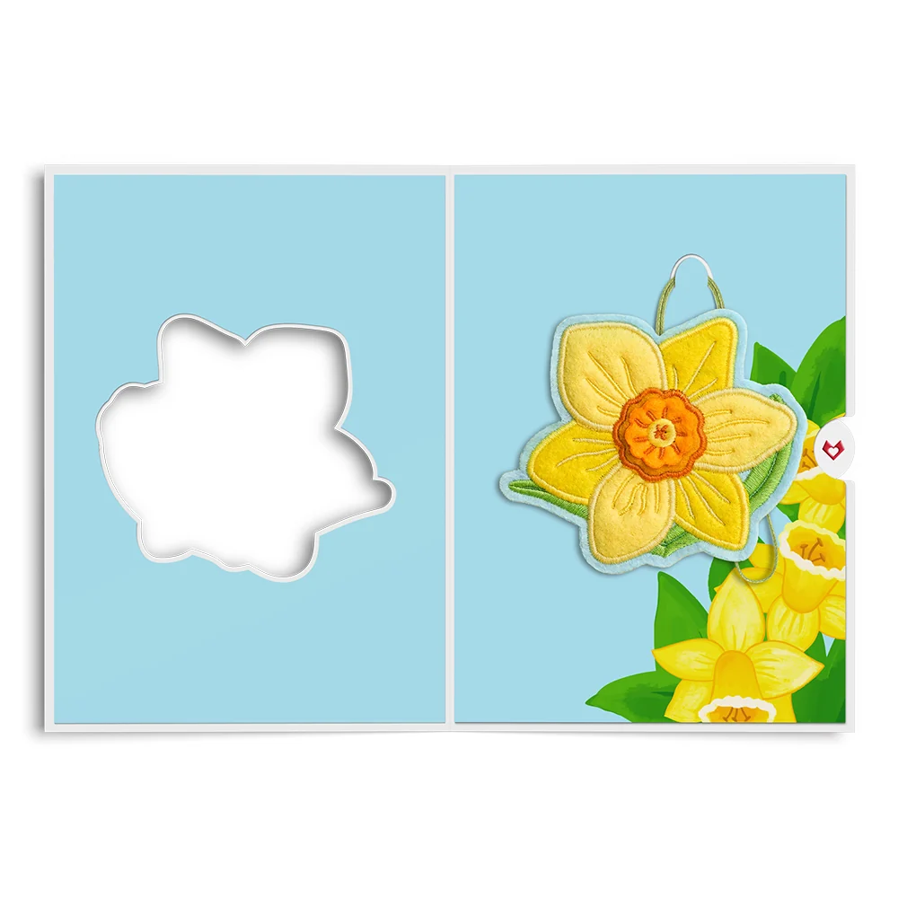 Lovepop Sunny Daffodil HeartFelt Charm Card - Image 6