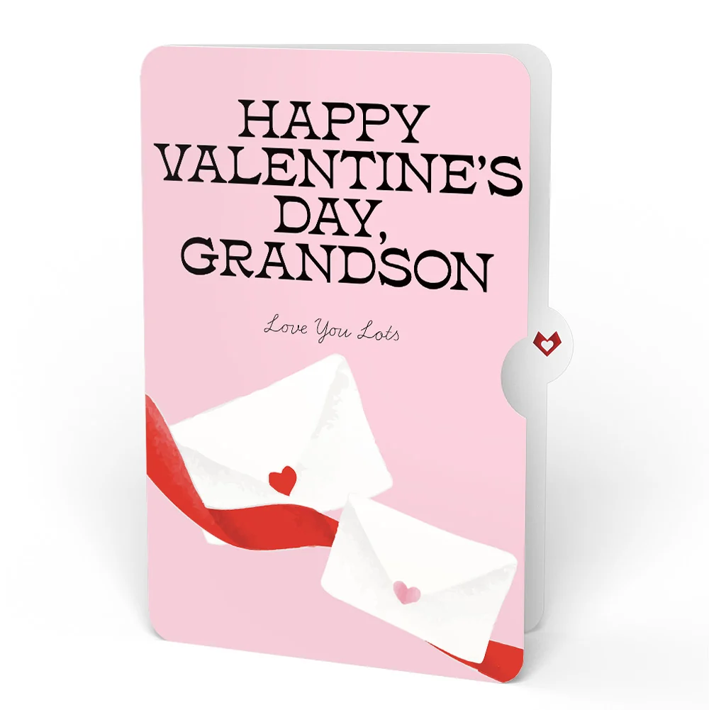 Lovepop French Love Dog Valentine Plushpop Card and Sentiment Set for Grandson - Image 4