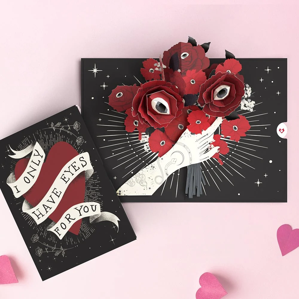 Lovepop Only Have Eyes for You Pop-Up Card