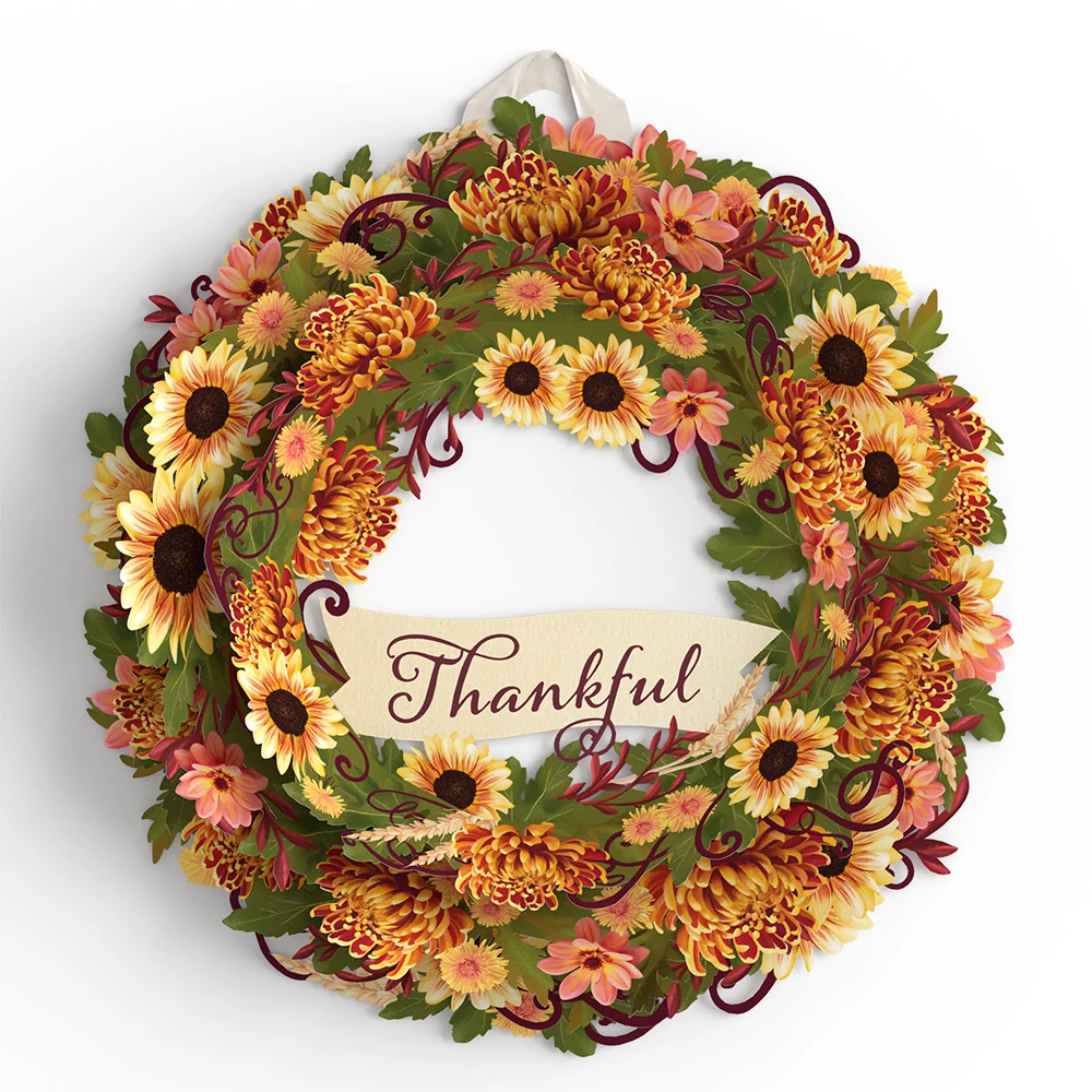 Lovepop Thankful Appreciation Wreath and Sentiment Set for Friend - Image 3