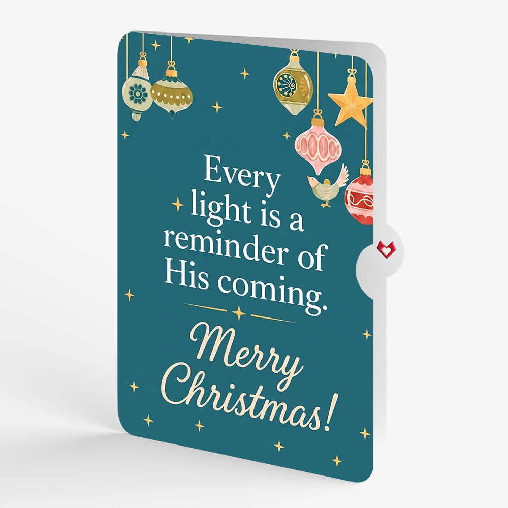 Lovepop Tis the Season Christmas Tree Pop-Up Card and His Coming Sentiment Set - Image 4