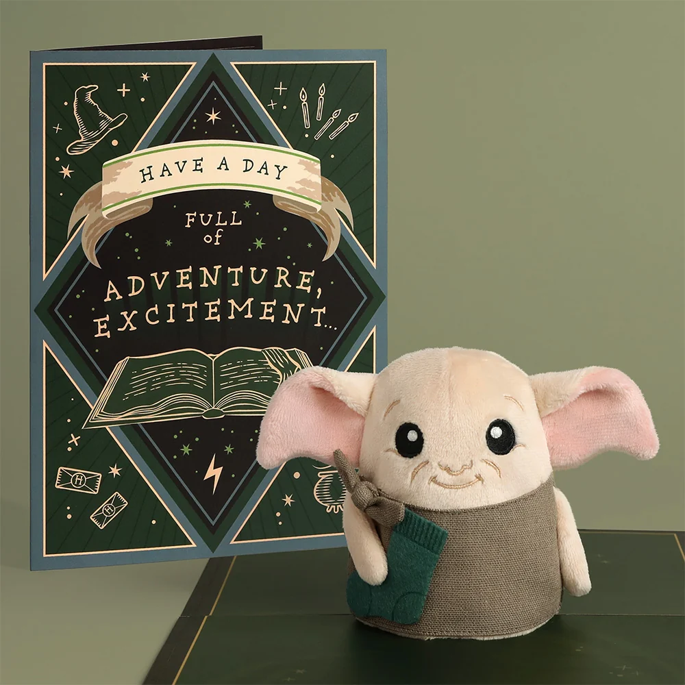 Lovepop Harry Potter Dobby 'Day Full of Magical Thrills' Plushpop Card Candle