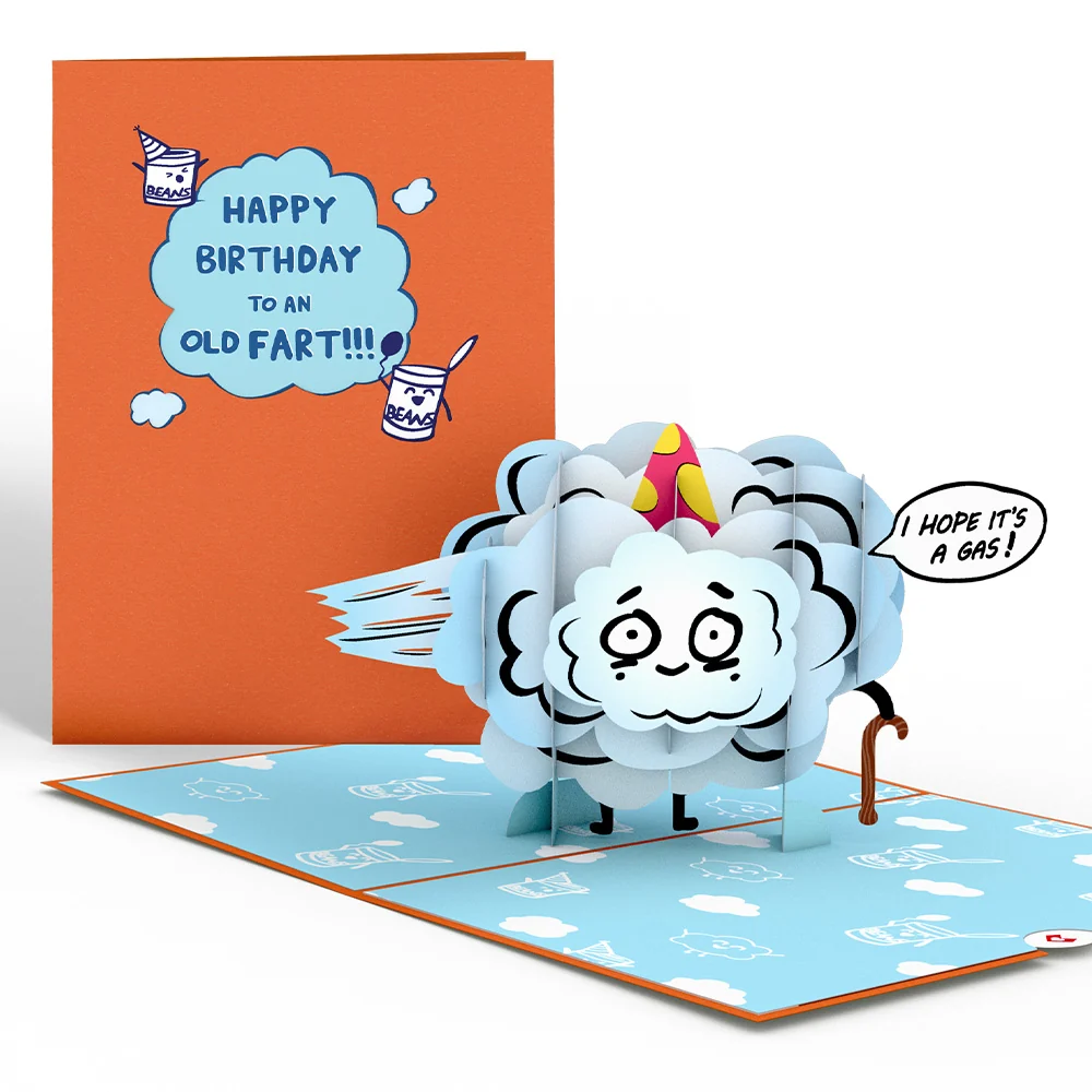 Lovepop Happy Birthday to an Old Fart Pop-Up Card