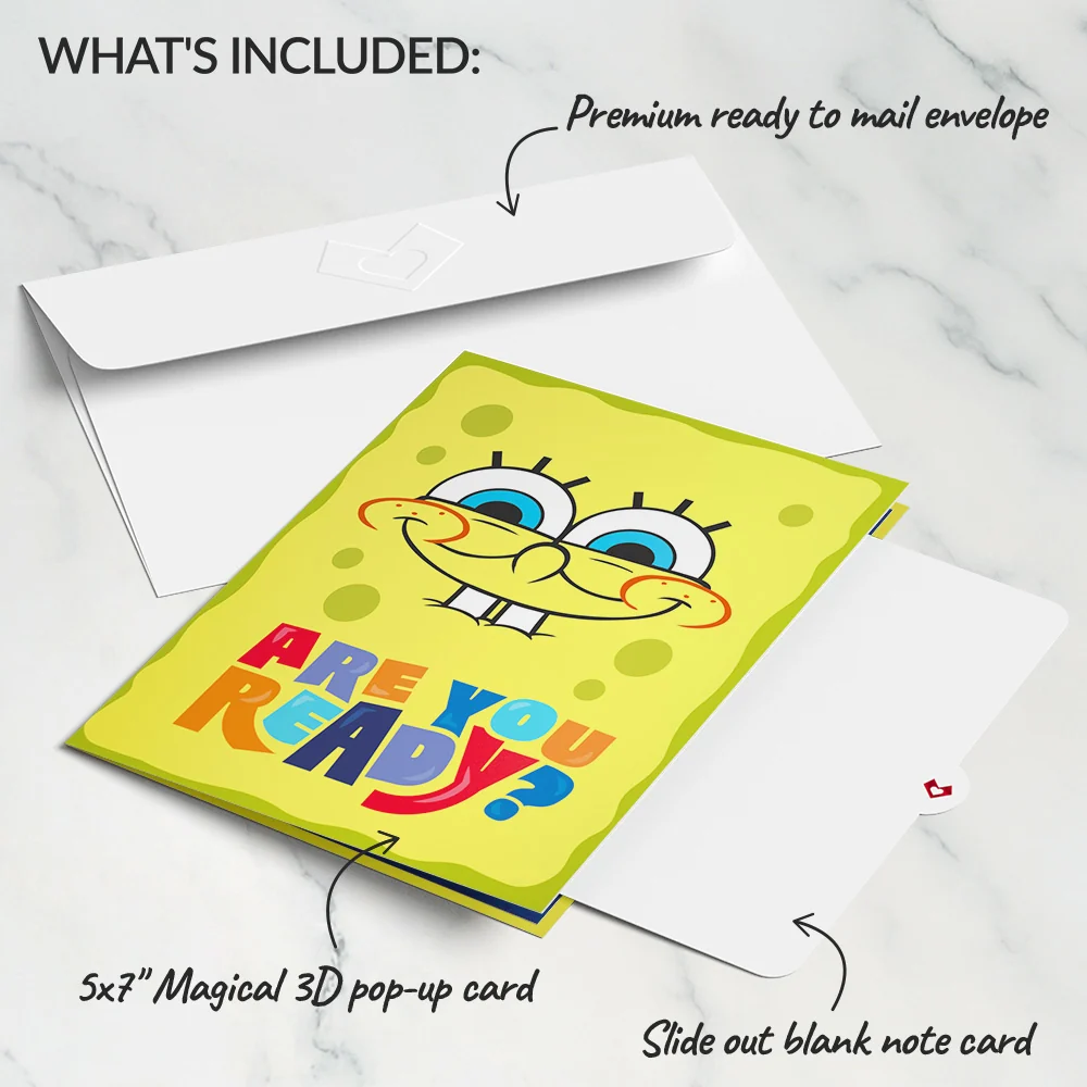 Lovepop SpongeBob SquarePants Let’s Par-Tay Birthday Pop-Up Card - Image 6