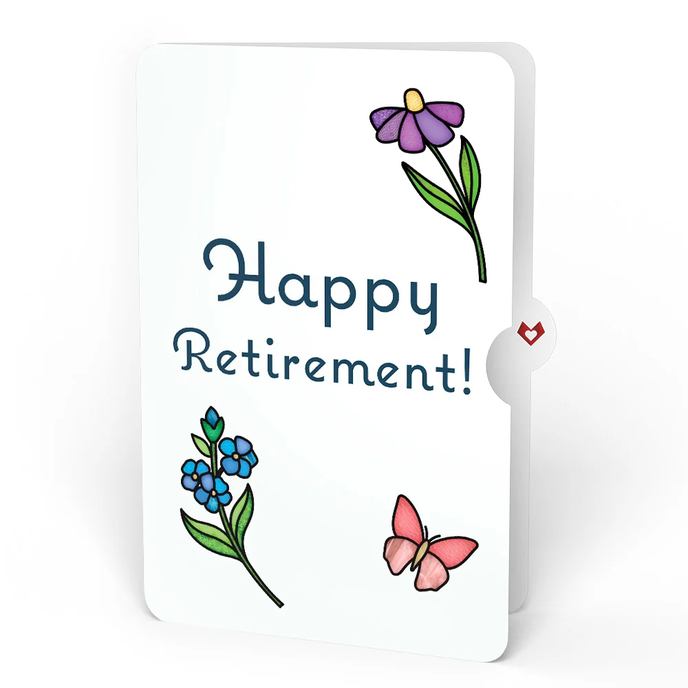 Lovepop Garden Glow Retirement Suncatcher Bouquet and Sentiment Set Glass - Image 4