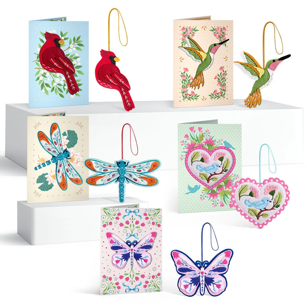 Lovepop Wings of Wonder HeartFelt Charm Card 5-Pack