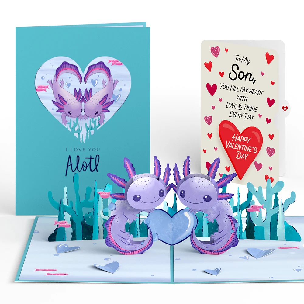 Lovepop Love You A-Lotl Valentine Pop-Up Card and Sentiment Set for Son
