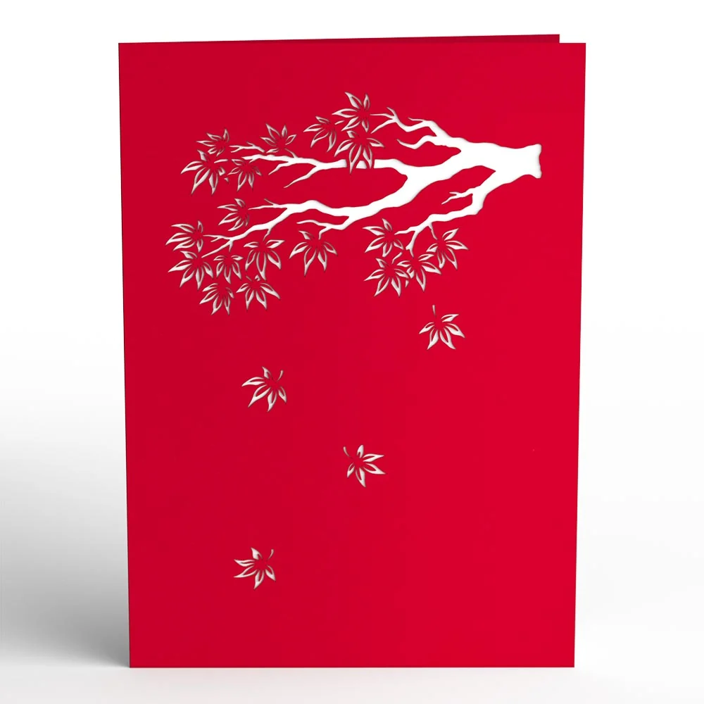Lovepop Japanese Maple Pop-Up Card - Image 4