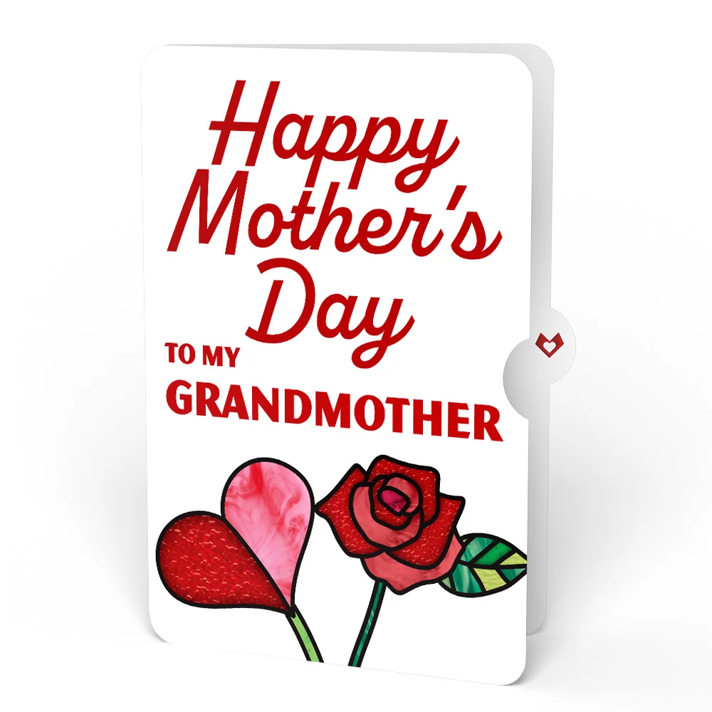 Lovepop Red Rose Mother’s Day Grand Bouquet and Sentiment Set for Grandmother Vase - Image 4