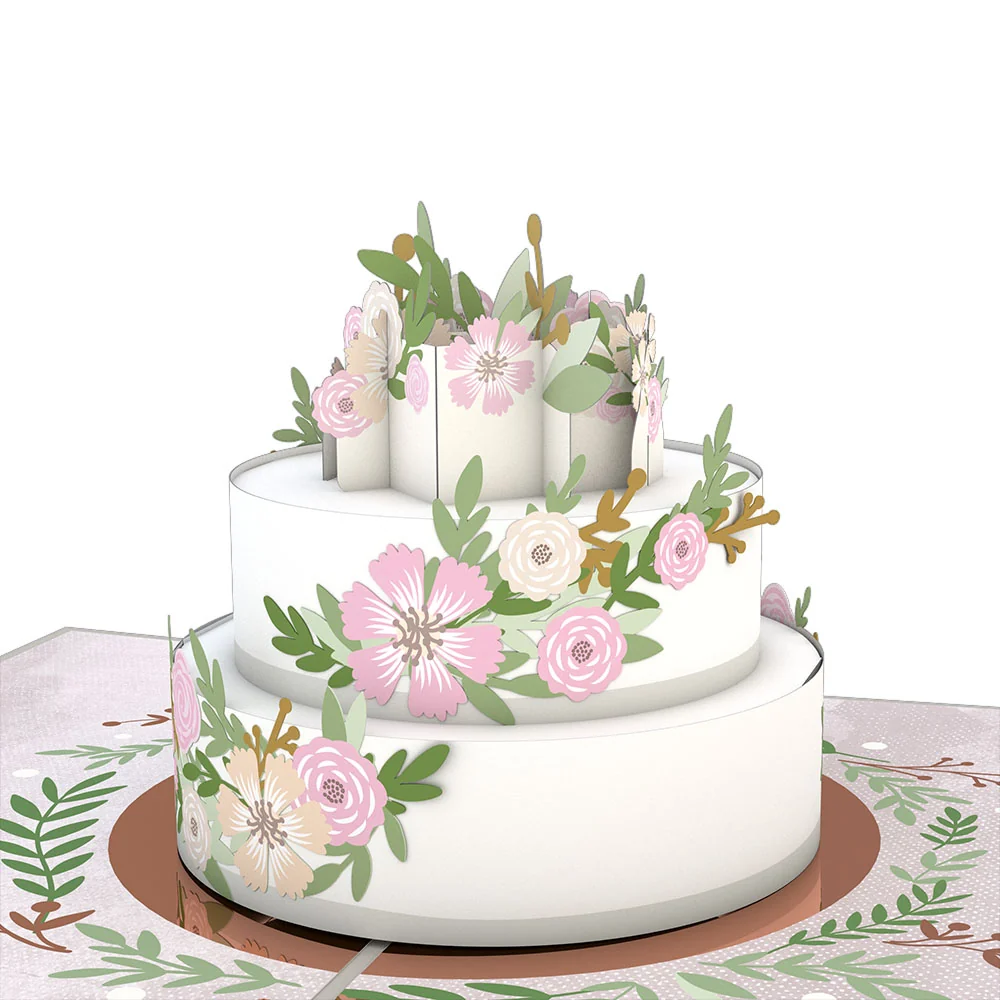 Lovepop Wedding Cake Pop-Up Card Tray - Image 2