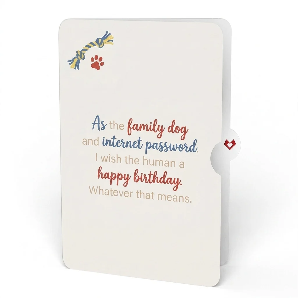 Lovepop Playful Dog Birthday Pop-Up Card and Family Dog Sentiment Set Toy - Image 4