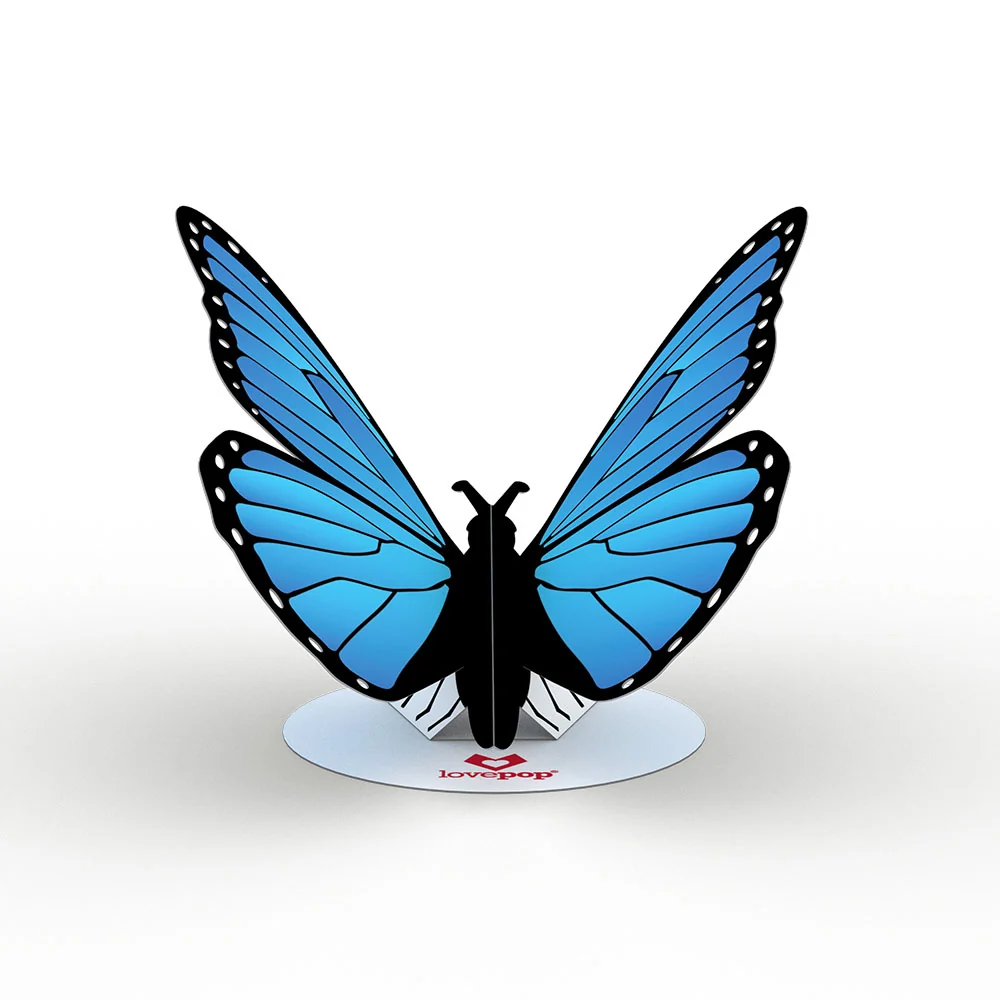 Lovepop Stickerpop: Blue Morpho Butterfly (5-Pack) - Image 2